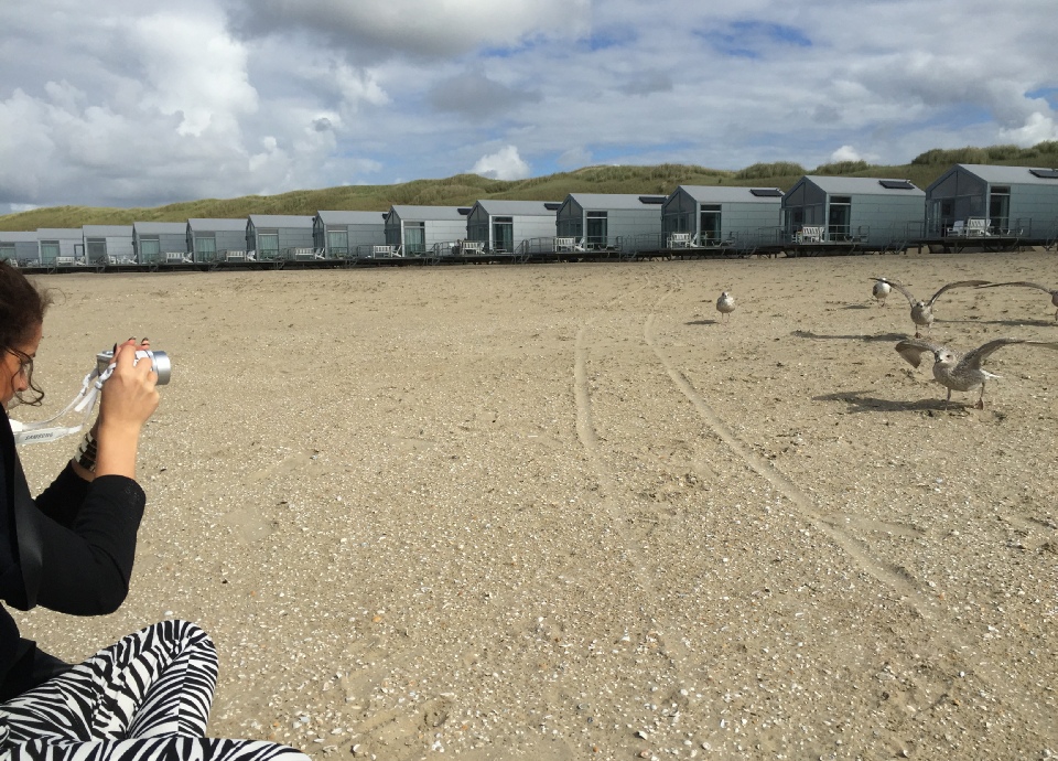 Fotoshoot strandhuisjes Julianadorp aan Zee